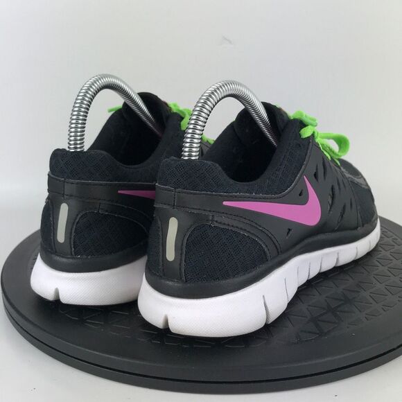 Nike Flex 2013 Black/Pink Athletic Running Shoes 580440-009 Women's Size 7 - Picture 5 of 12